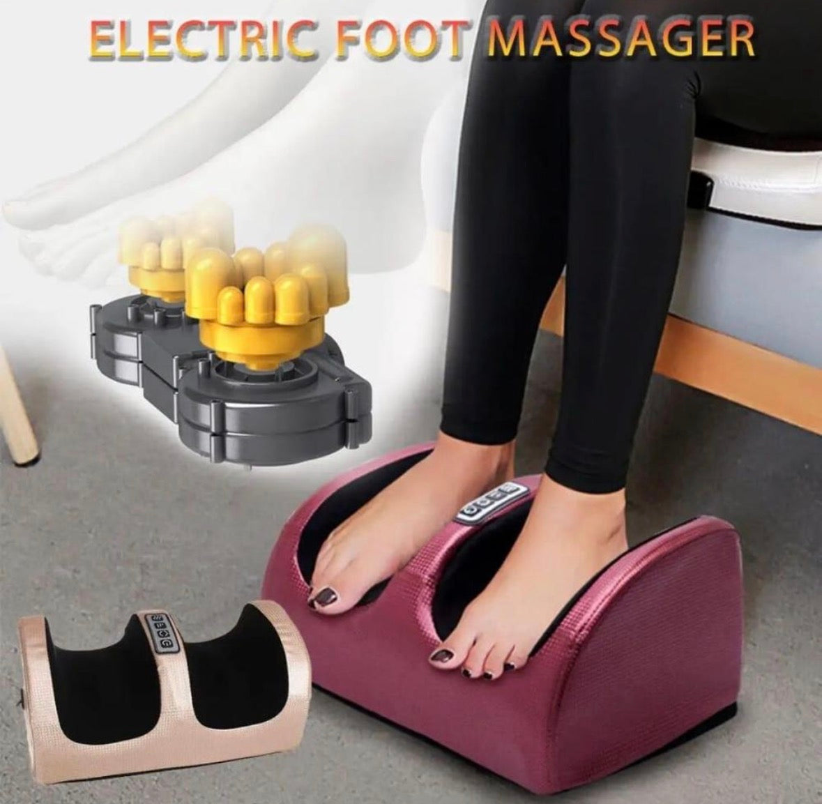 Electric foot massager