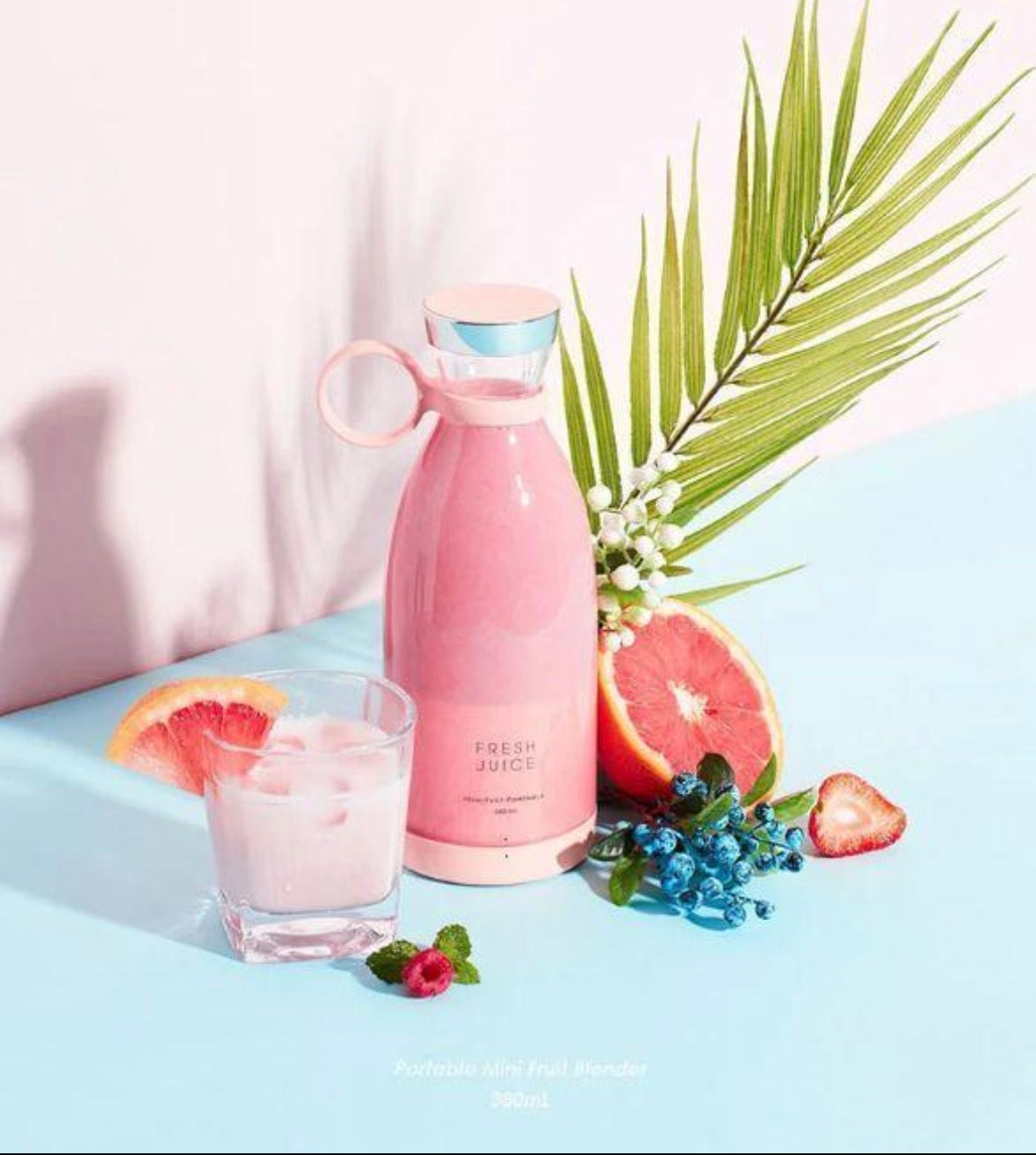 Portable Mini Juice Blender 420ml – USB Rechargeable