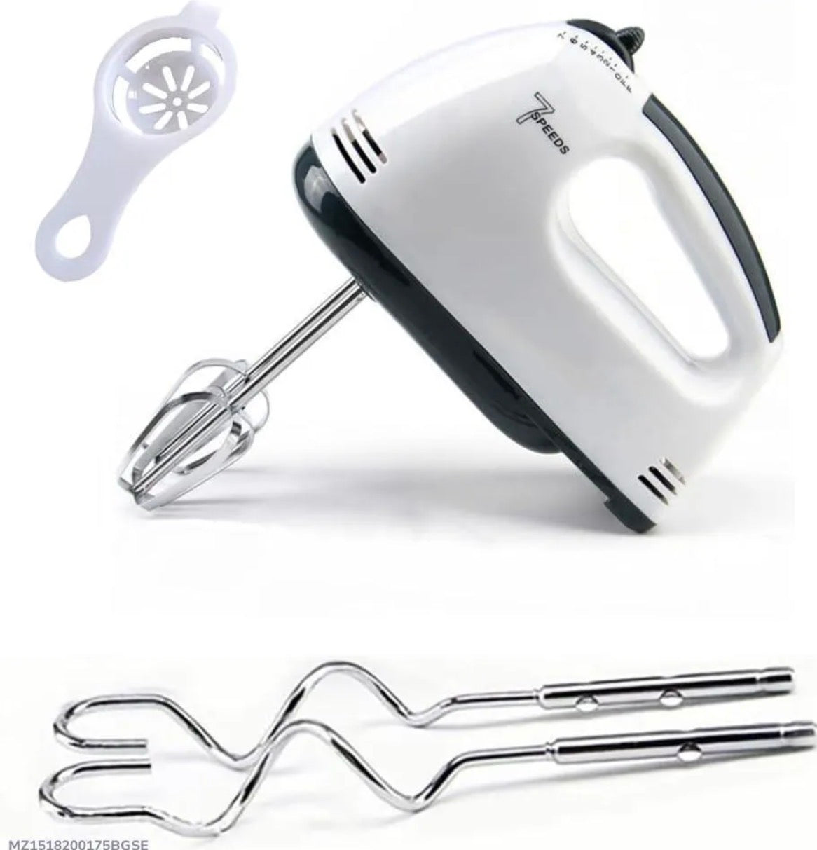 7-Speed Electric Hand Mixer – Portable Kitchen