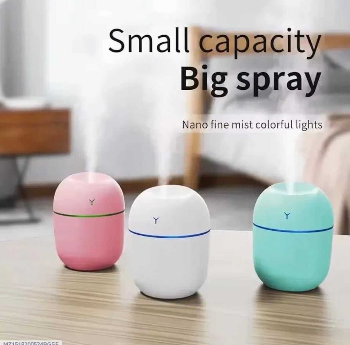 Mini Portable Air Humidifier & Essential Oil Diffuser