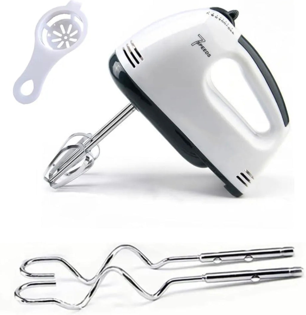 7-Speed Electric Hand Mixer – Portable Kitchen