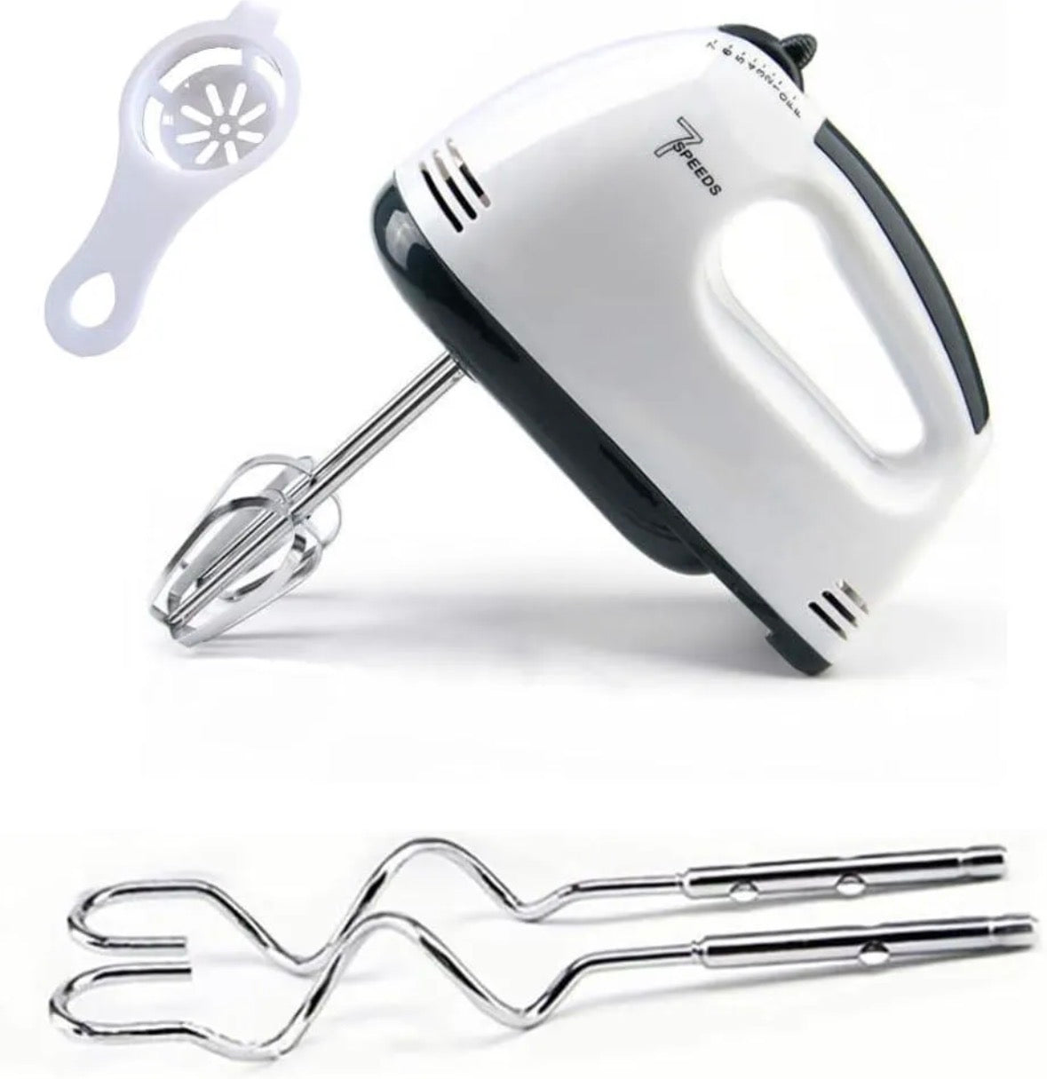 7-Speed Electric Hand Mixer – Portable Kitchen