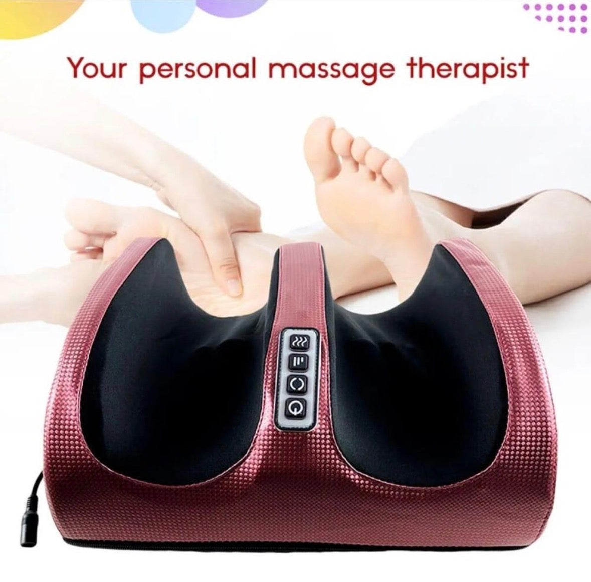 Electric Foot Massager Machine – Deep Kneading Shiatsu Foot Massage with Heat, Relaxation & Pain Relief for Home & Office Use