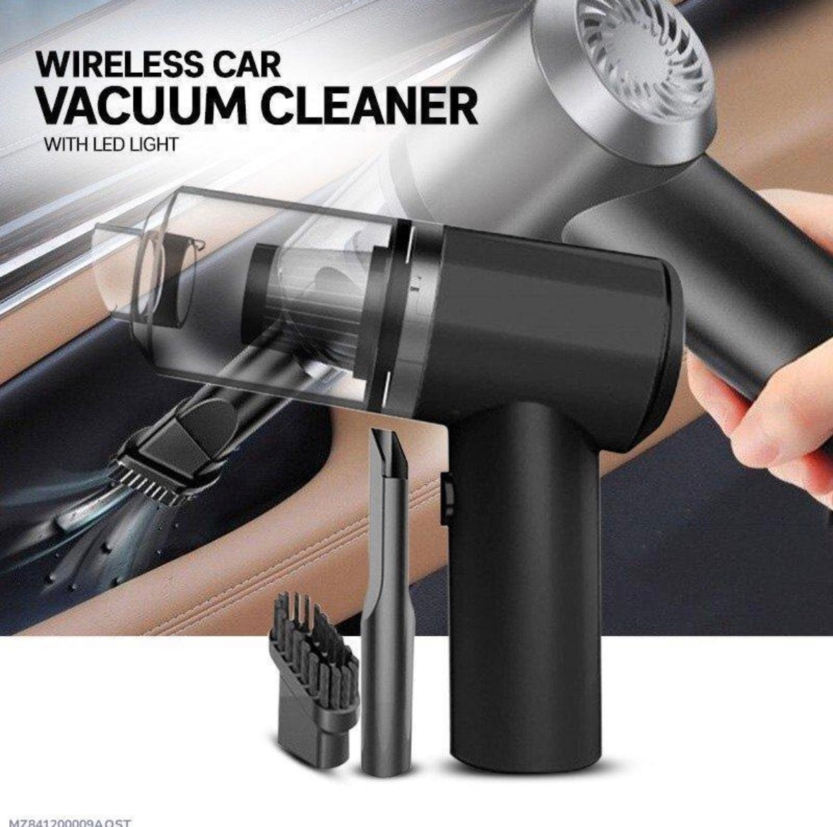 Portable Wireless Car Vacuum Cleaner with LED Light