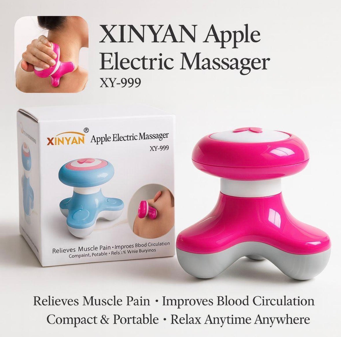 XINYAN Apple Electric Mini Massager